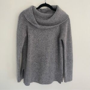 Dreamers Soft Gray Cowl Neck Sweater